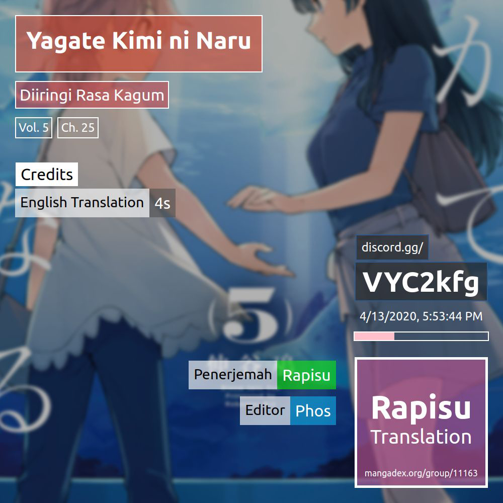 Yagate Kimi ni Naru Chapter 25 - halaman 1