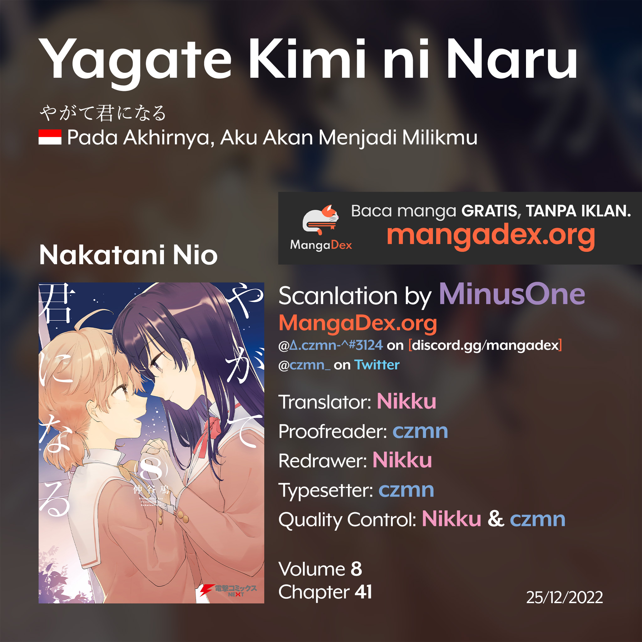 Yagate Kimi ni Naru Chapter 41 - halaman 2