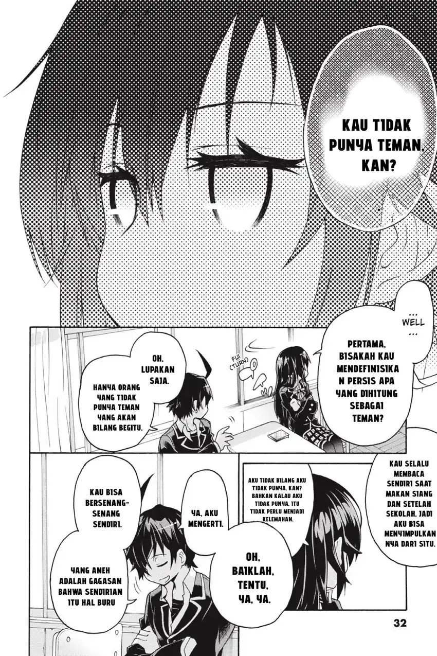 Yahari Ore no Seishun Love Come wa Machigatteiru @comic Chapter 1 - halaman 6