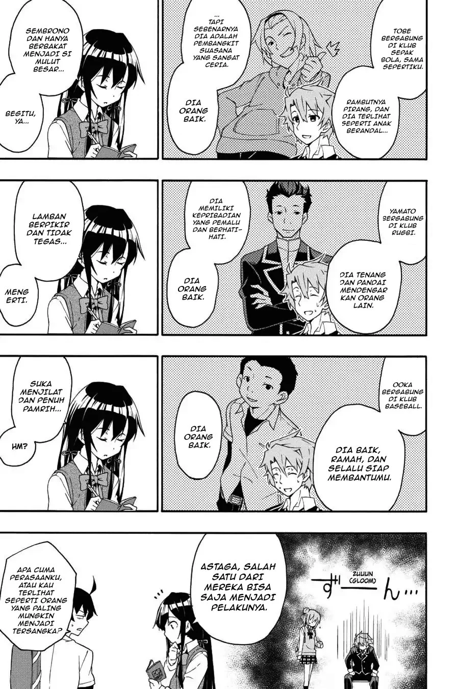 Yahari Ore no Seishun Love Come wa Machigatteiru @comic Chapter 10.1 - halaman 3