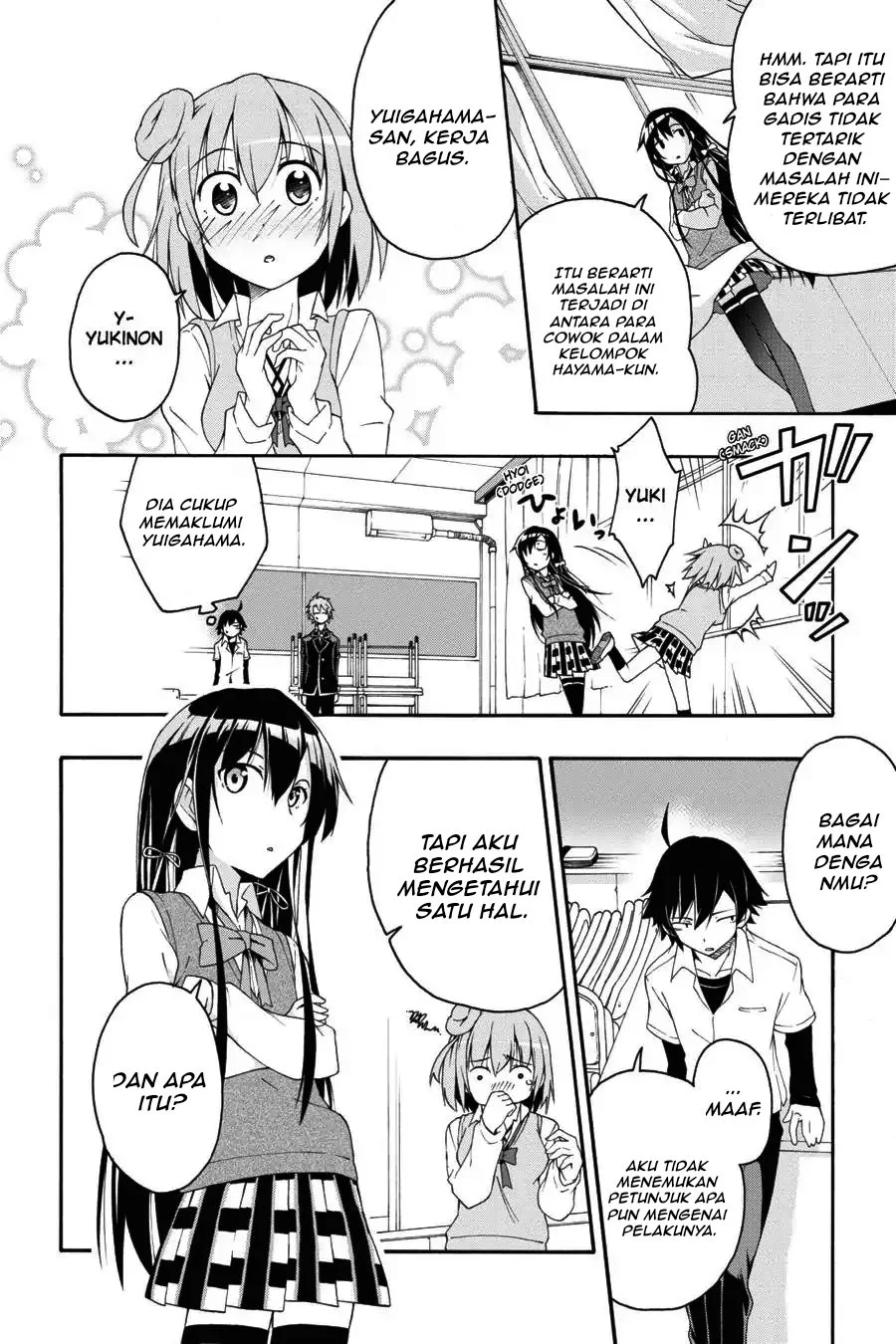 Yahari Ore no Seishun Love Come wa Machigatteiru @comic Chapter 10.2 - halaman 1