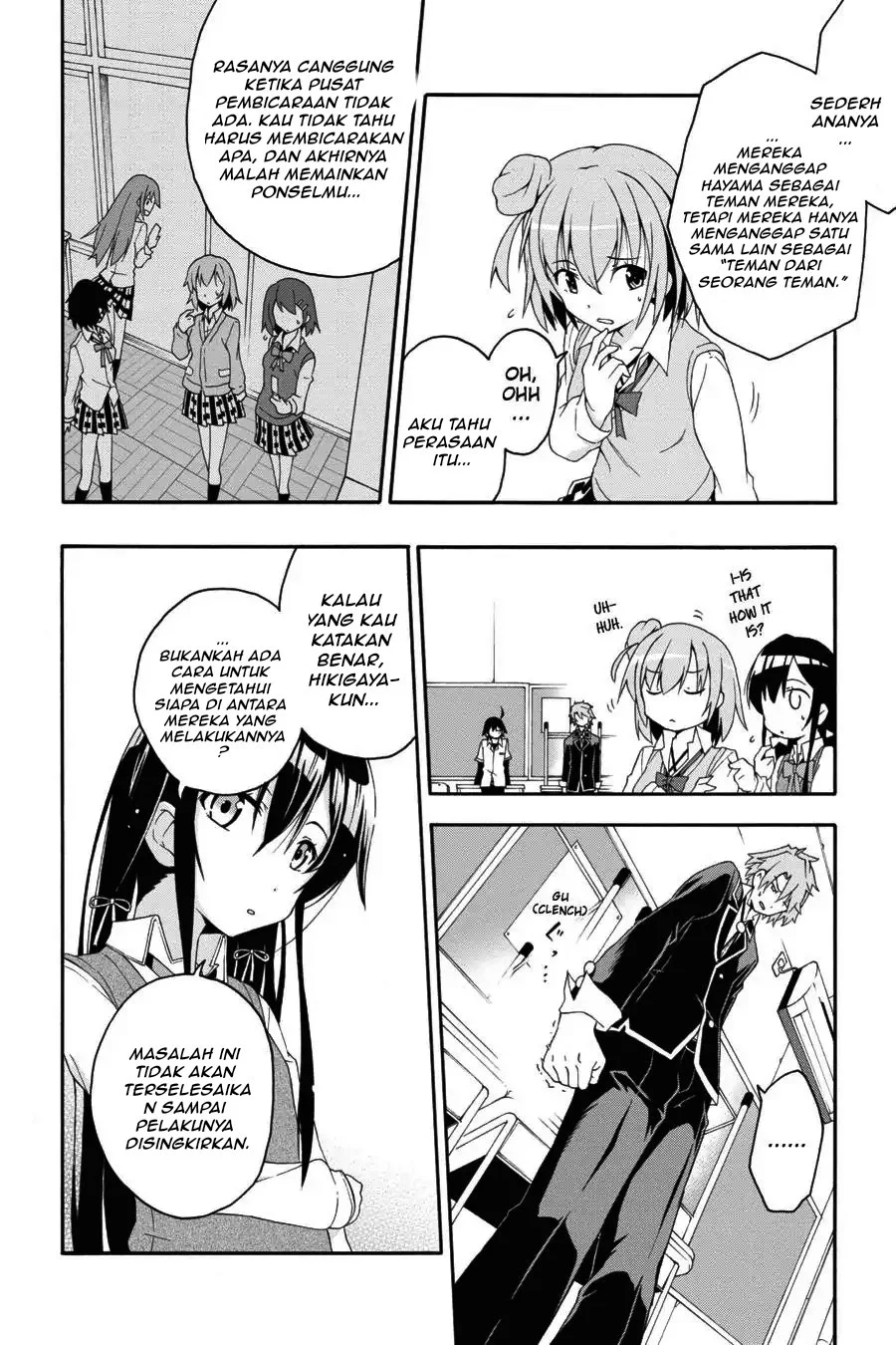 Yahari Ore no Seishun Love Come wa Machigatteiru @comic Chapter 10.2 - halaman 3