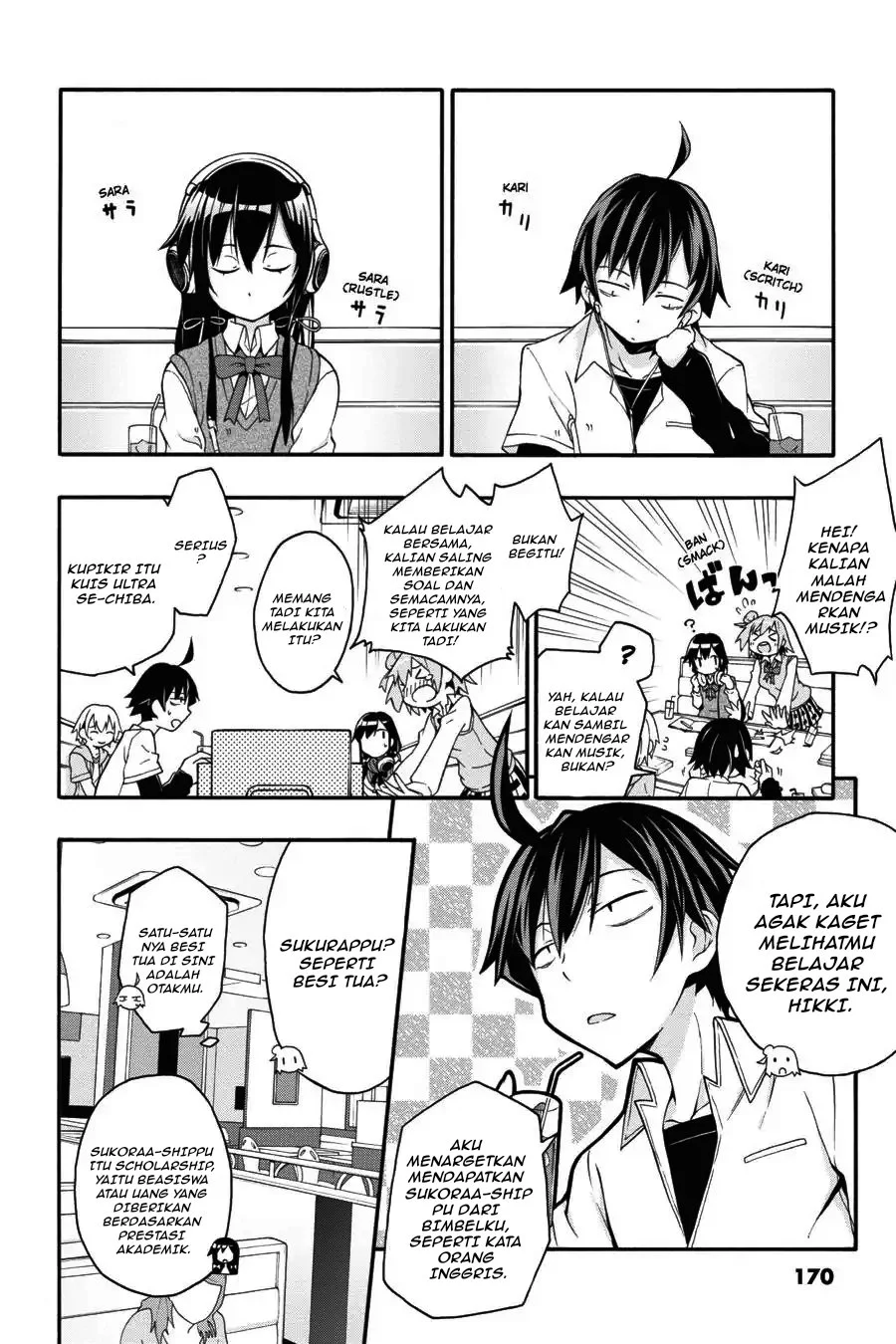 Yahari Ore no Seishun Love Come wa Machigatteiru @comic Chapter 11.1 - halaman 4