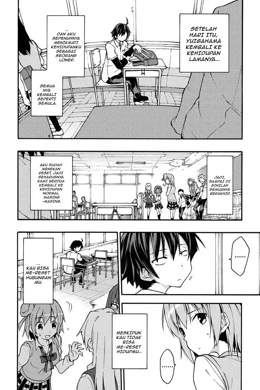 Yahari Ore no Seishun Love Come wa Machigatteiru @comic Chapter 13 - halaman 8