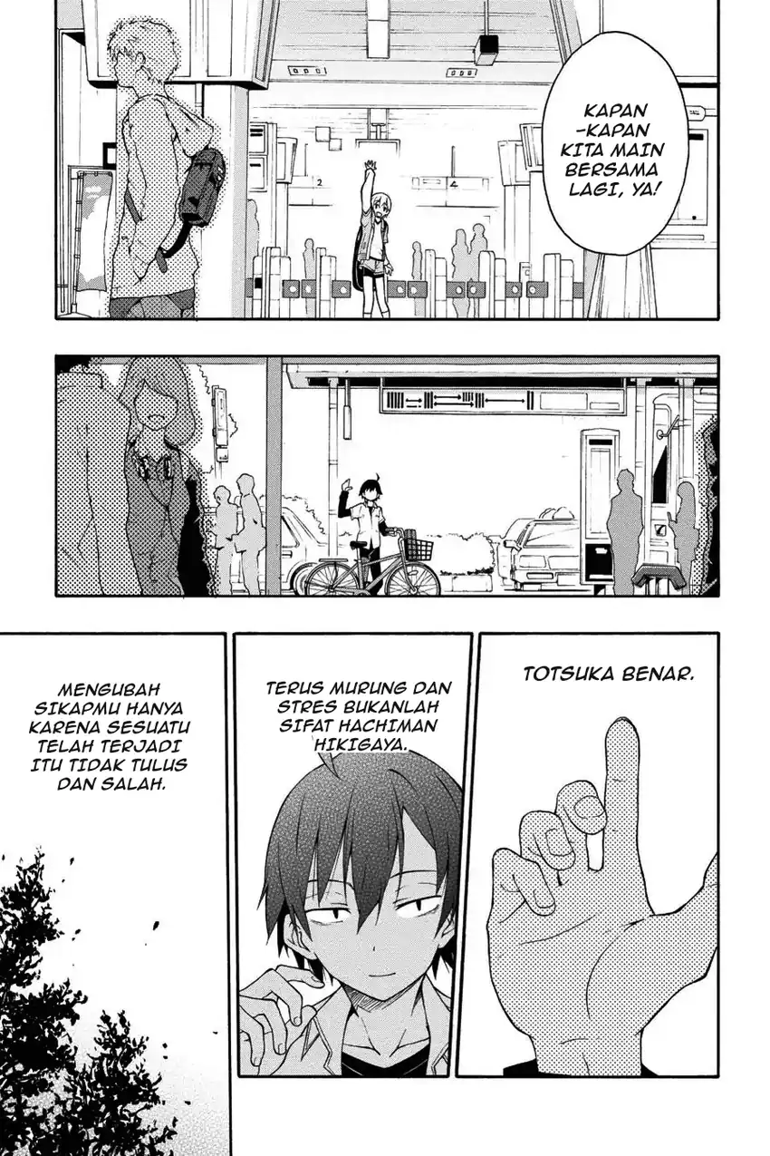 Yahari Ore no Seishun Love Come wa Machigatteiru @comic Chapter 14 - halaman 8