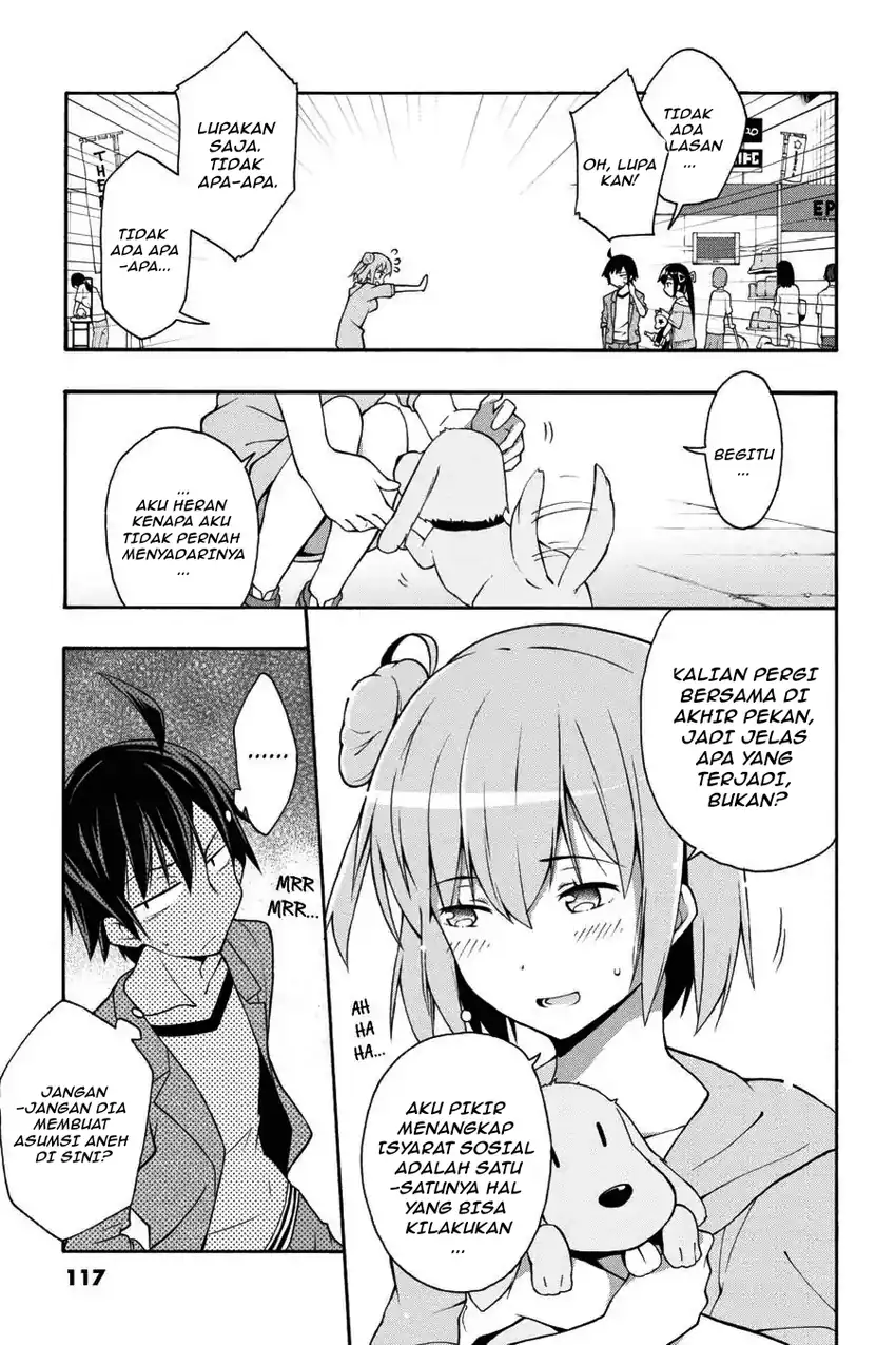 Yahari Ore no Seishun Love Come wa Machigatteiru @comic Chapter 15 - halaman 7
