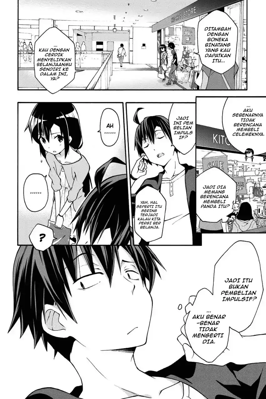 Yahari Ore no Seishun Love Come wa Machigatteiru @comic Chapter 16 - halaman 7