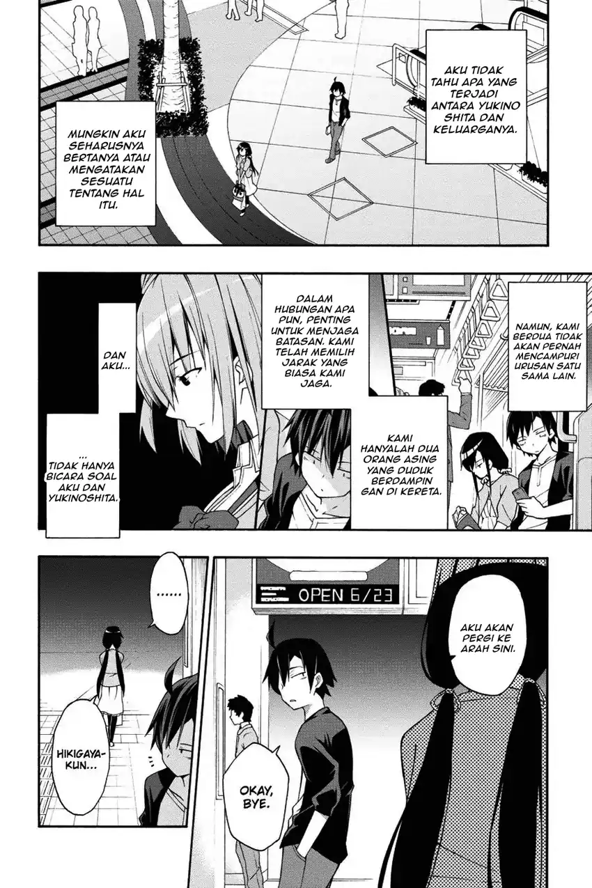 Yahari Ore no Seishun Love Come wa Machigatteiru @comic Chapter 17 - halaman 1