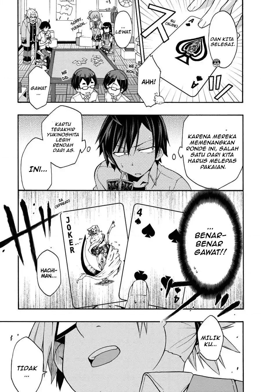 Yahari Ore no Seishun Love Come wa Machigatteiru @comic Chapter 18 - halaman 6