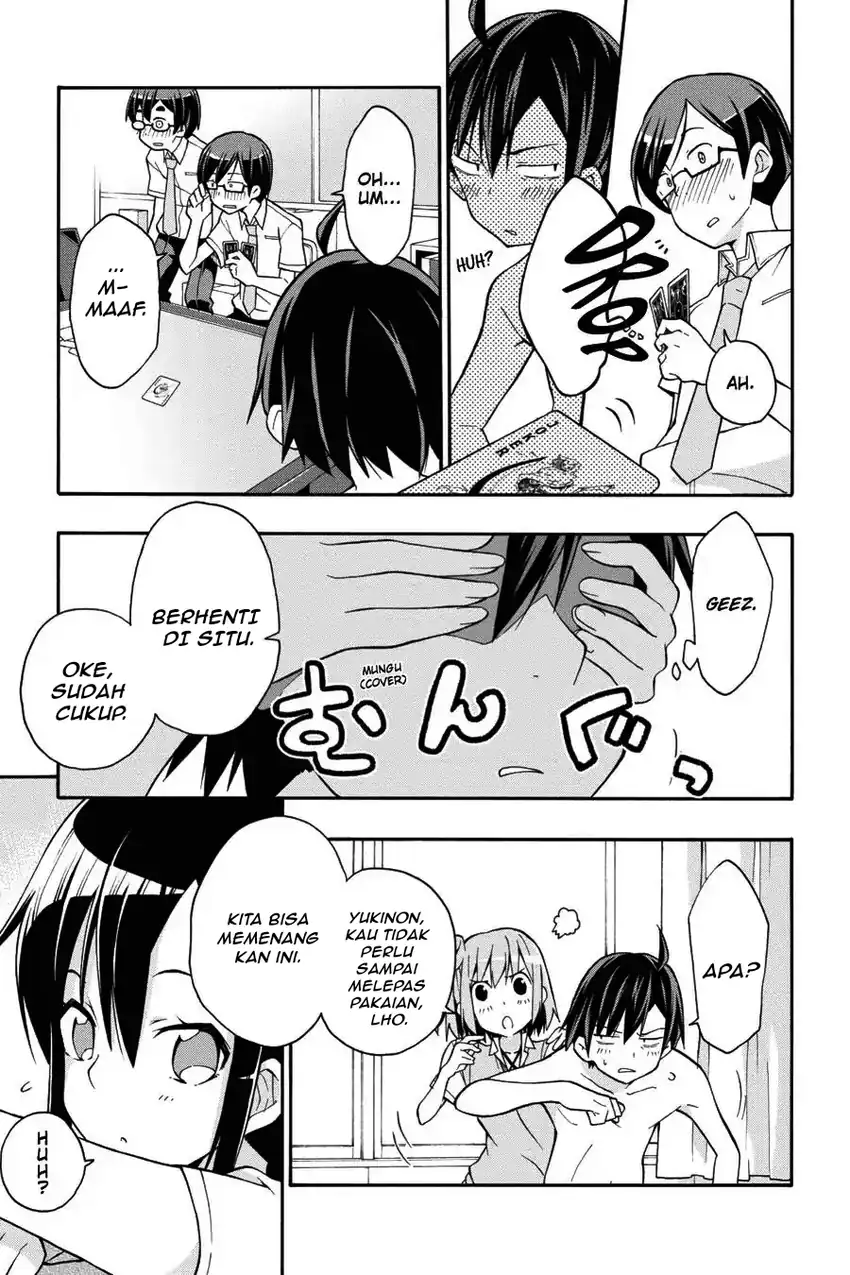 Yahari Ore no Seishun Love Come wa Machigatteiru @comic Chapter 19.1 - halaman 9