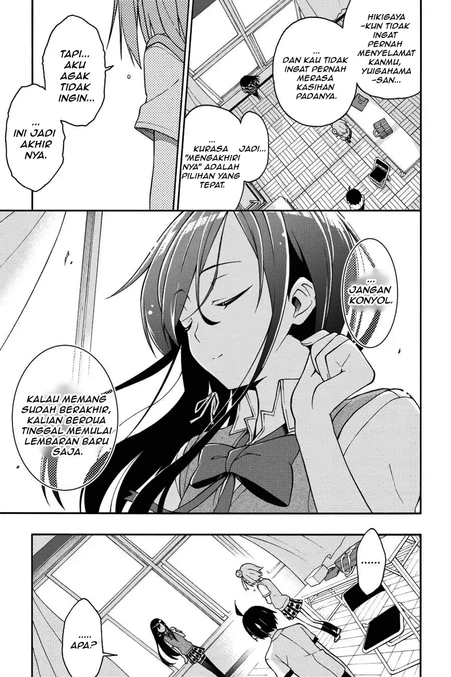 Yahari Ore no Seishun Love Come wa Machigatteiru @comic Chapter 19.2 - halaman 1