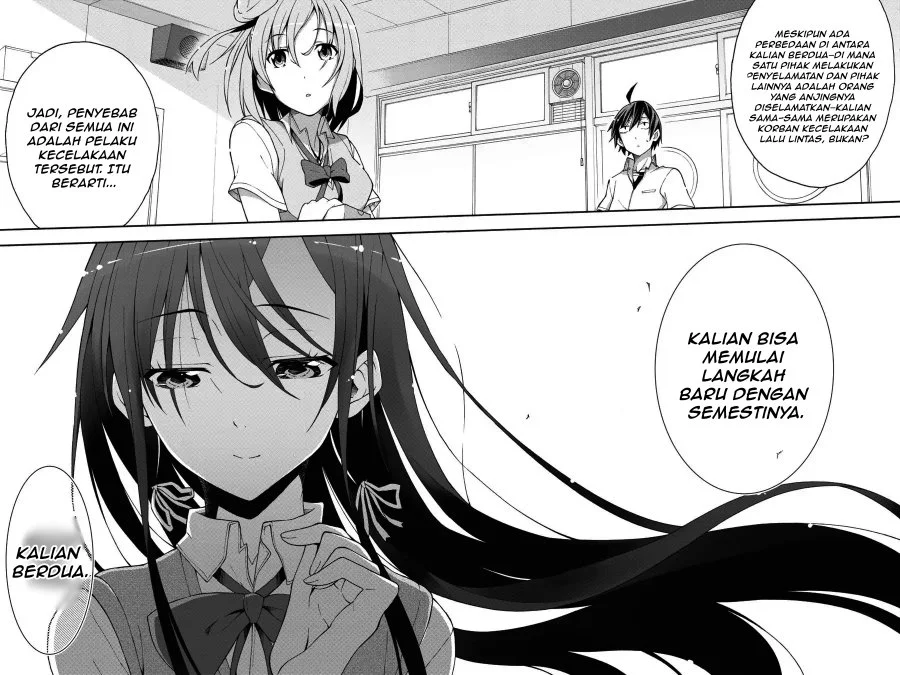 Yahari Ore no Seishun Love Come wa Machigatteiru @comic Chapter 19.2 - halaman 2