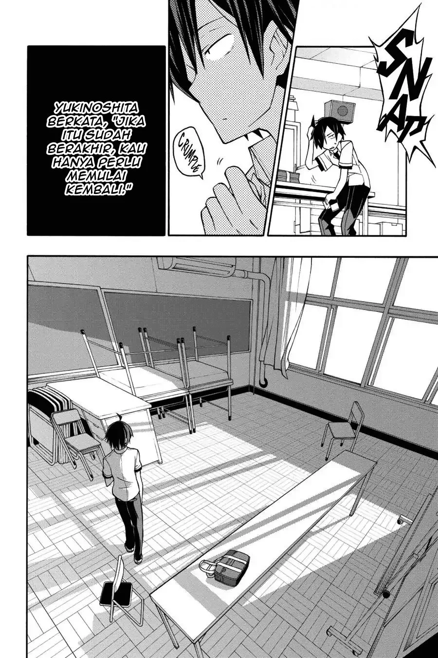 Yahari Ore no Seishun Love Come wa Machigatteiru @comic Chapter 19.2 - halaman 7