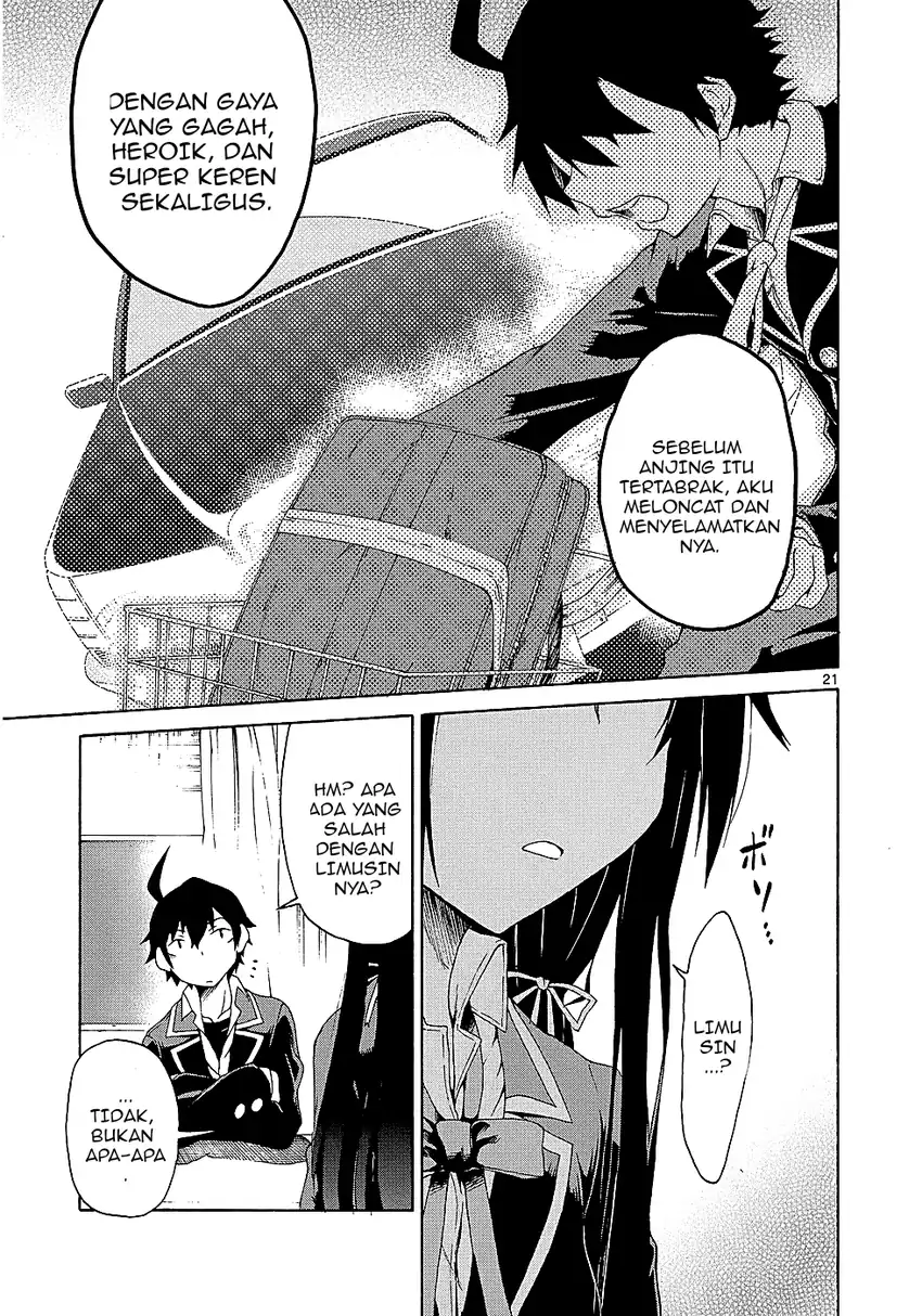 Yahari Ore no Seishun Love Come wa Machigatteiru @comic Chapter 2.2 - halaman 1