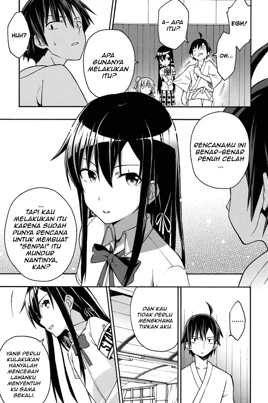 Yahari Ore no Seishun Love Come wa Machigatteiru @comic Chapter 21 - halaman 4