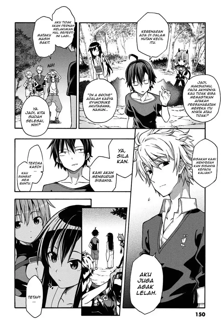 Yahari Ore no Seishun Love Come wa Machigatteiru @comic Chapter 27 - halaman 9