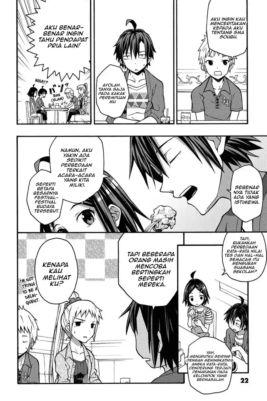 Yahari Ore no Seishun Love Come wa Machigatteiru @comic Chapter 29 - halaman 1