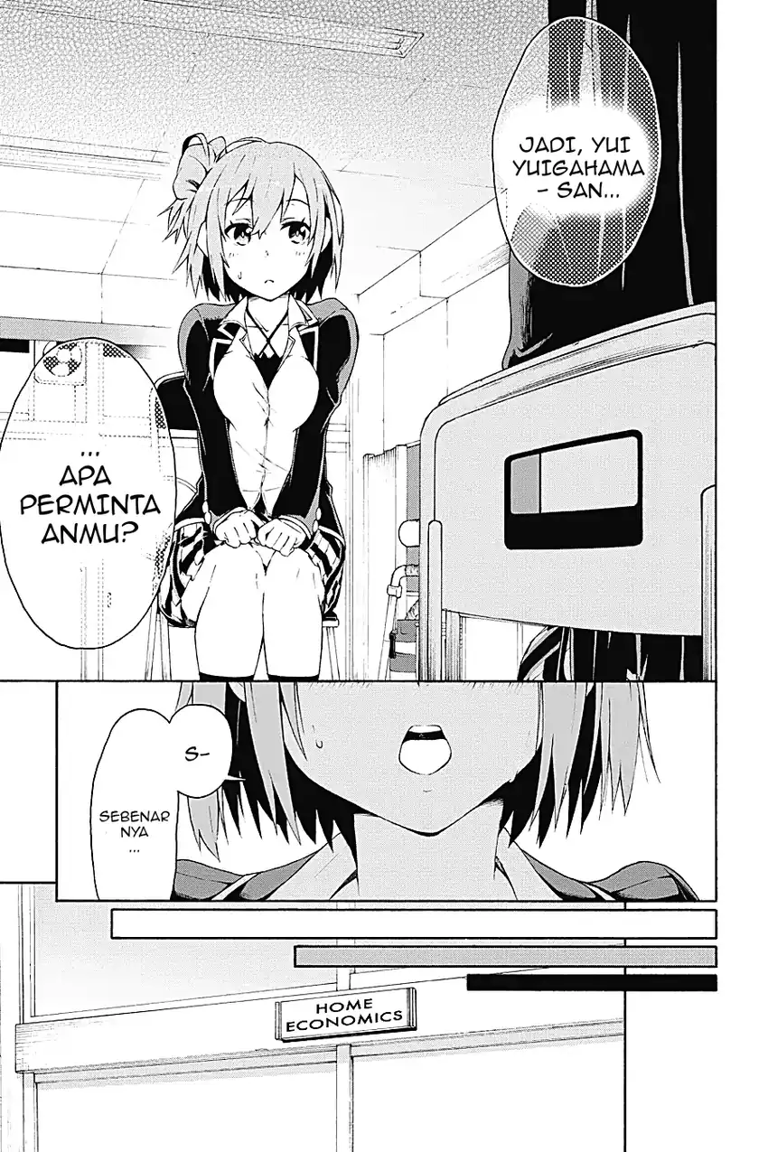 Yahari Ore no Seishun Love Come wa Machigatteiru @comic Chapter 3.1 - halaman 1