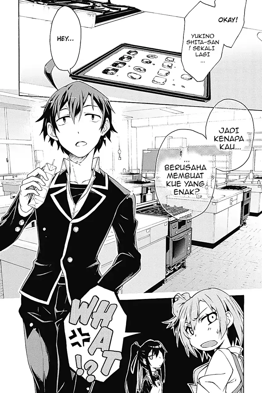 Yahari Ore no Seishun Love Come wa Machigatteiru @comic Chapter 3.2 - halaman 3