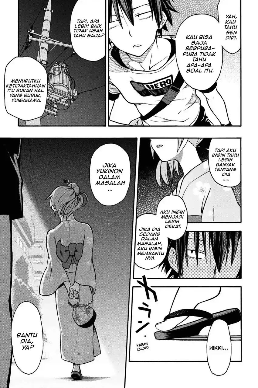 Yahari Ore no Seishun Love Come wa Machigatteiru @comic Chapter 33 - halaman 6