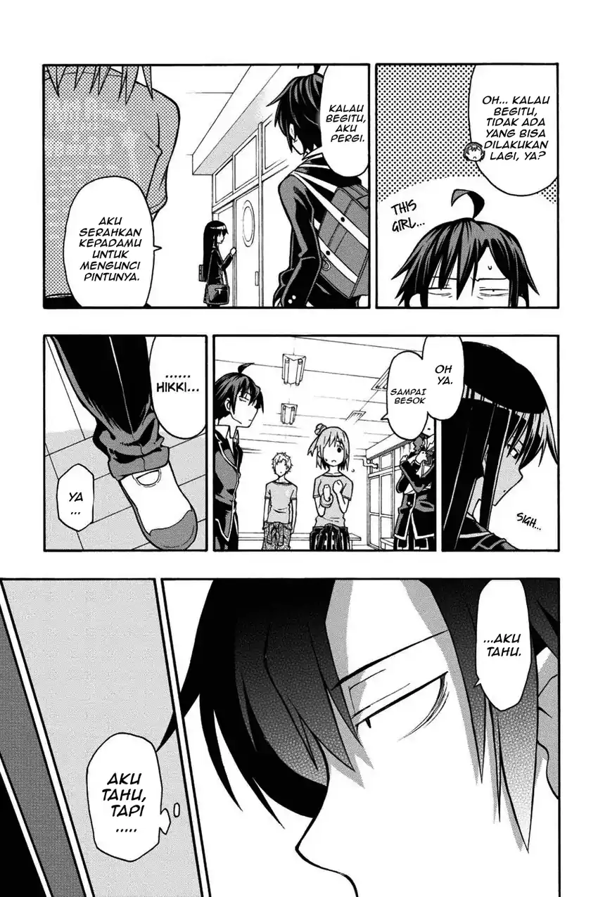 Yahari Ore no Seishun Love Come wa Machigatteiru @comic Chapter 37 - halaman 7