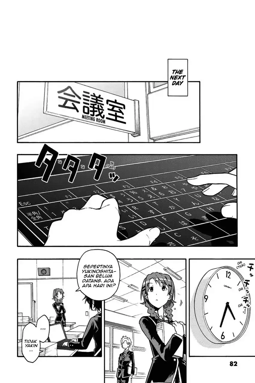 Yahari Ore no Seishun Love Come wa Machigatteiru @comic Chapter 37 - halaman 8
