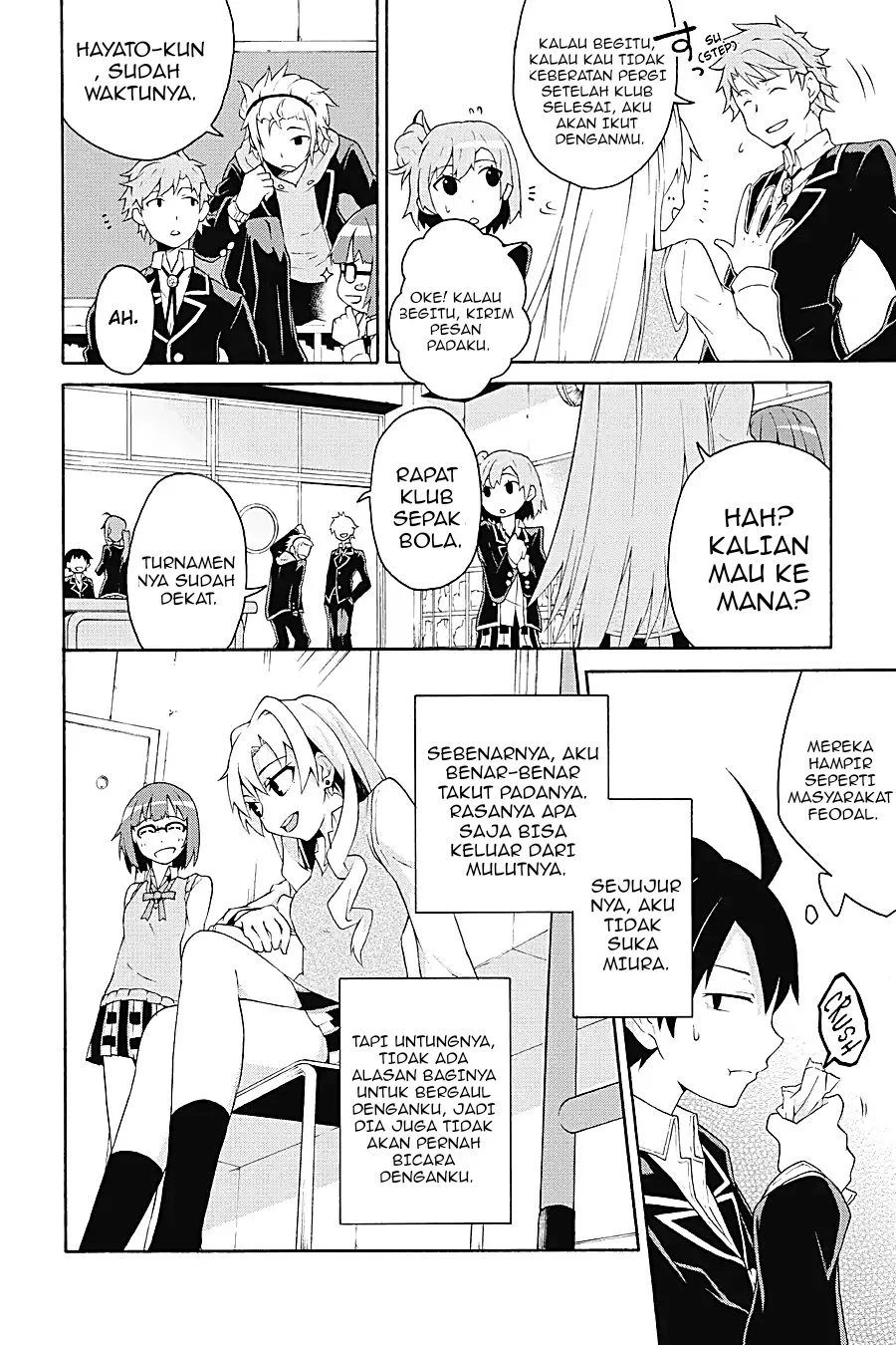 Yahari Ore no Seishun Love Come wa Machigatteiru @comic Chapter 4.1 - halaman 1
