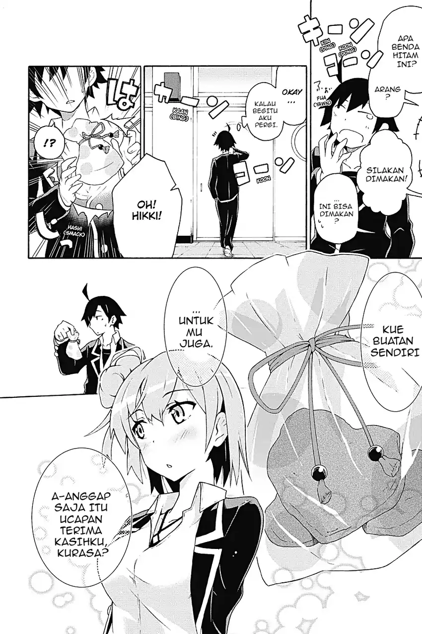 Yahari Ore no Seishun Love Come wa Machigatteiru @comic Chapter 4.2 - halaman 4