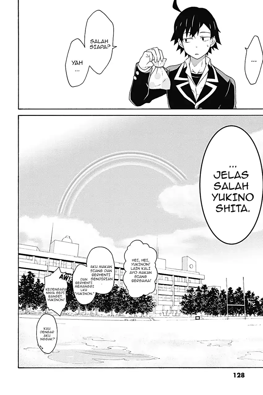 Yahari Ore no Seishun Love Come wa Machigatteiru @comic Chapter 4.2 - halaman 6