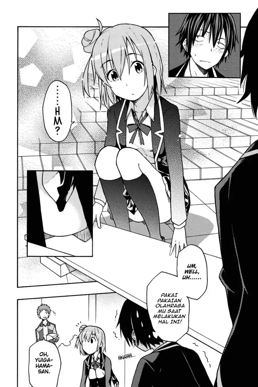 Yahari Ore no Seishun Love Come wa Machigatteiru @comic Chapter 45 - halaman 3