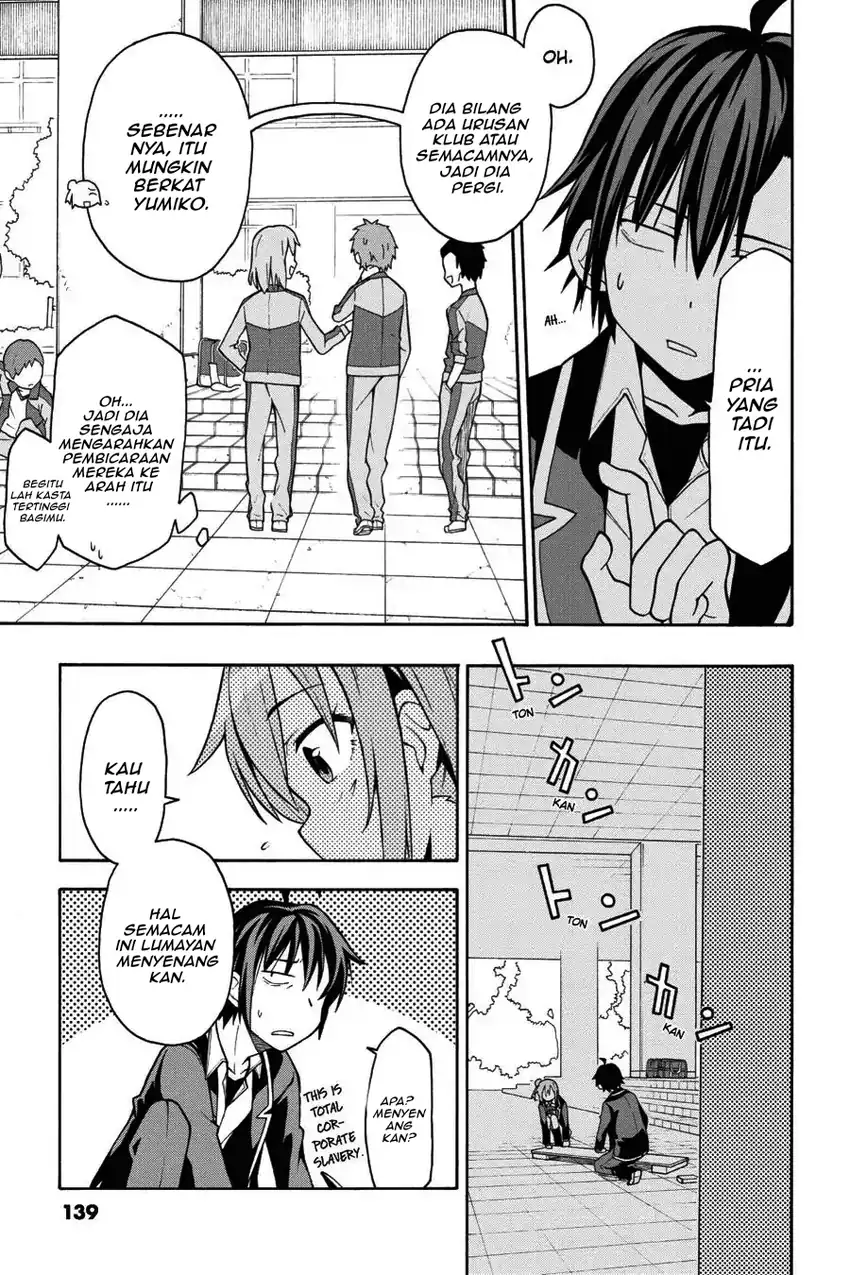 Yahari Ore no Seishun Love Come wa Machigatteiru @comic Chapter 45 - halaman 6