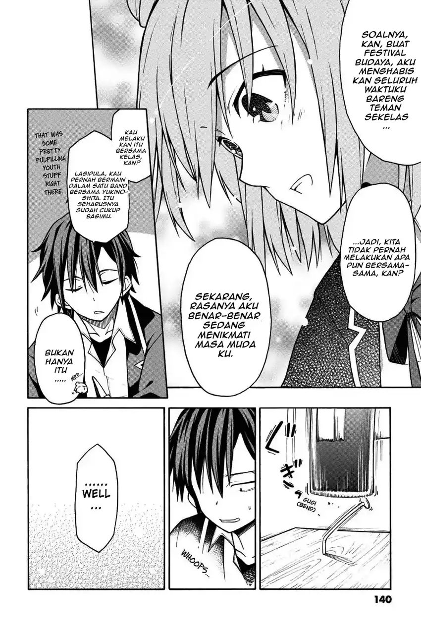 Yahari Ore no Seishun Love Come wa Machigatteiru @comic Chapter 45 - halaman 7