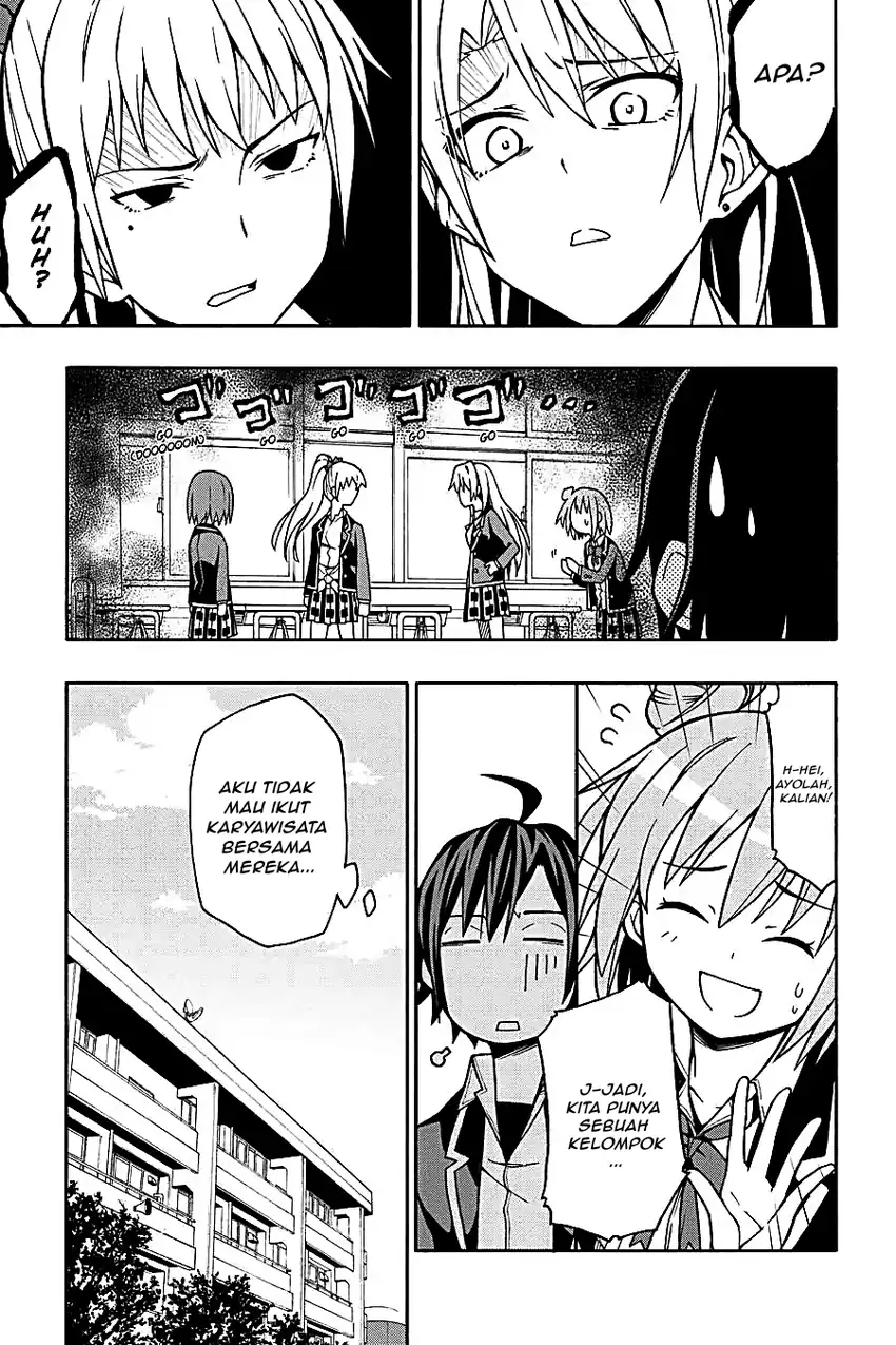 Yahari Ore no Seishun Love Come wa Machigatteiru @comic Chapter 49 - halaman 1