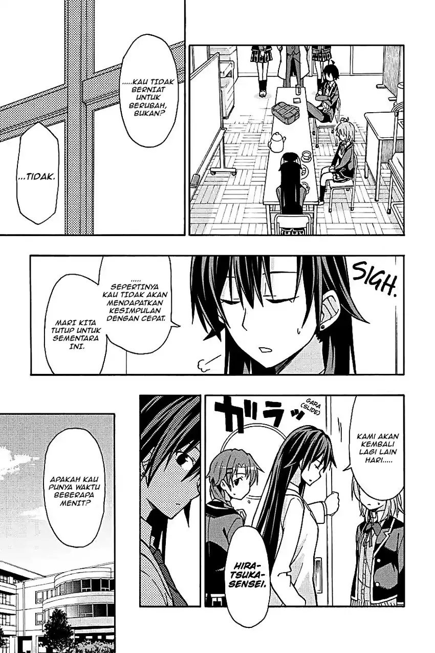 Yahari Ore no Seishun Love Come wa Machigatteiru @comic Chapter 53 - halaman 7