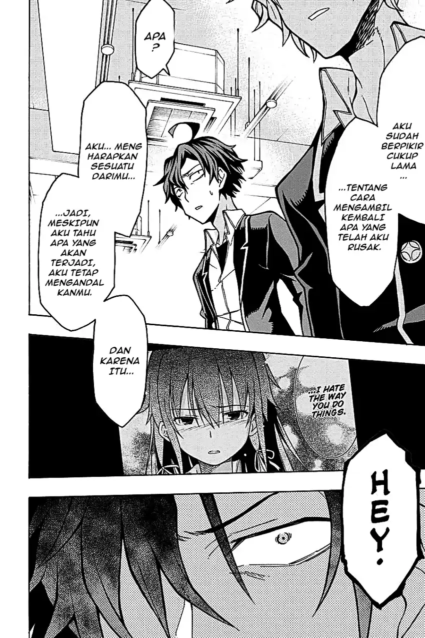 Yahari Ore no Seishun Love Come wa Machigatteiru @comic Chapter 54 - halaman 14