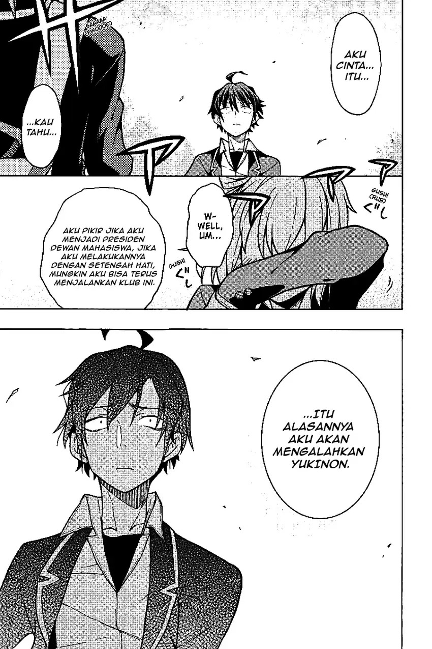 Yahari Ore no Seishun Love Come wa Machigatteiru @comic Chapter 55 - halaman 3