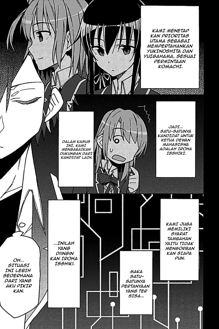 Yahari Ore no Seishun Love Come wa Machigatteiru @comic Chapter 56 - halaman 1