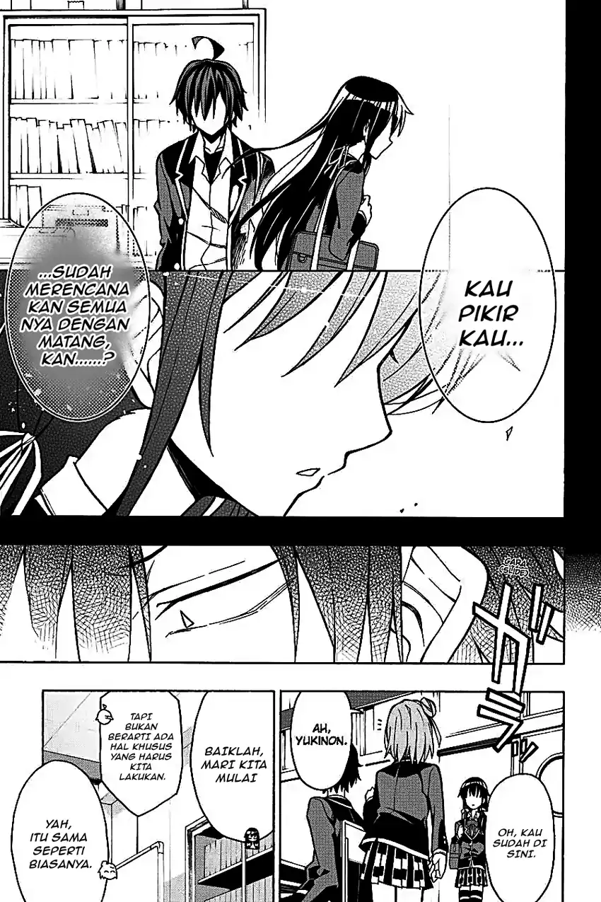 Yahari Ore no Seishun Love Come wa Machigatteiru @comic Chapter 57 - halaman 13