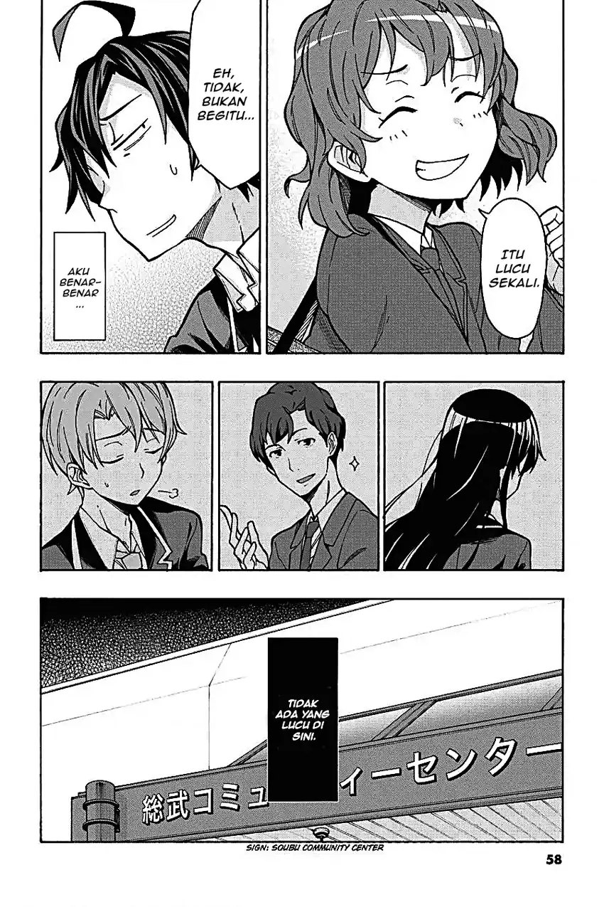 Yahari Ore no Seishun Love Come wa Machigatteiru @comic Chapter 59 - halaman 12
