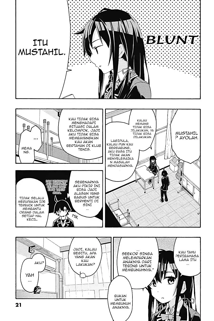 Yahari Ore no Seishun Love Come wa Machigatteiru @comic Chapter 6.2 - halaman 1