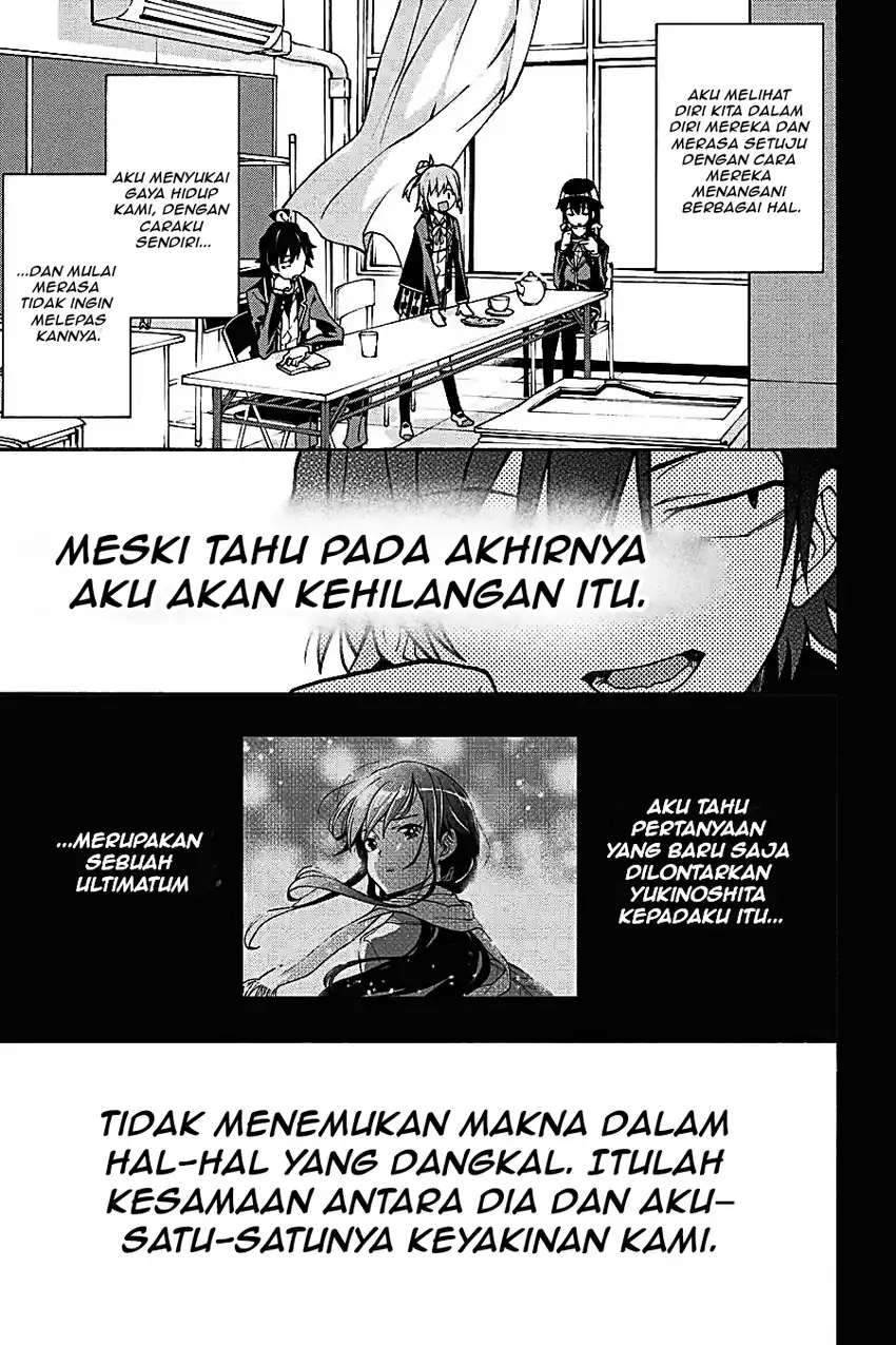 Yahari Ore no Seishun Love Come wa Machigatteiru @comic Chapter 61 - halaman 1