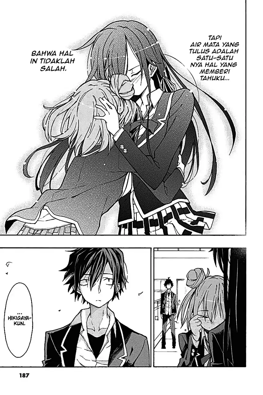 Yahari Ore no Seishun Love Come wa Machigatteiru @comic Chapter 63 - halaman 8