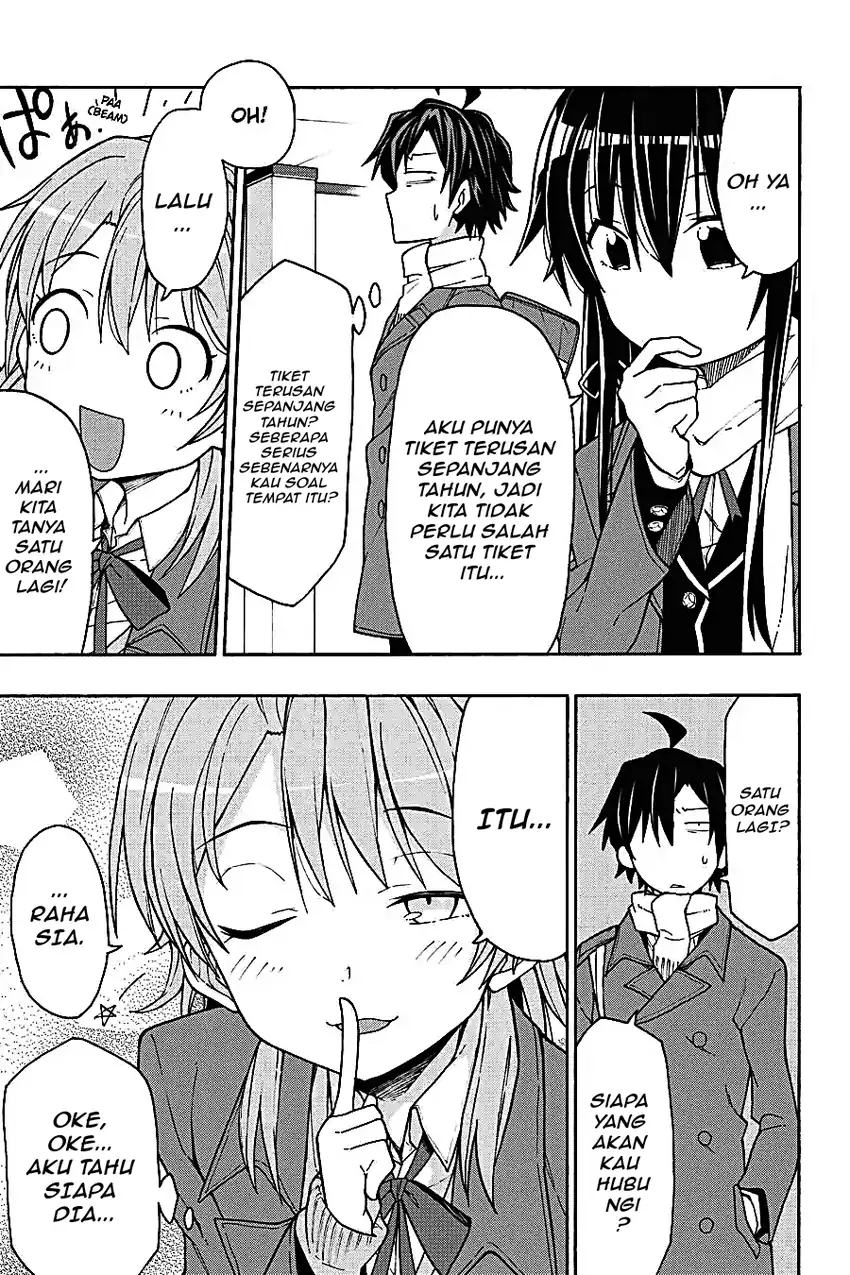 Yahari Ore no Seishun Love Come wa Machigatteiru @comic Chapter 64 - halaman 7