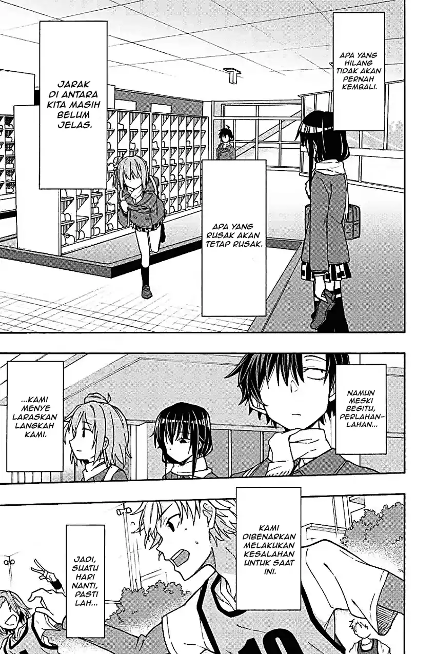 Yahari Ore no Seishun Love Come wa Machigatteiru @comic Chapter 64 - halaman 9