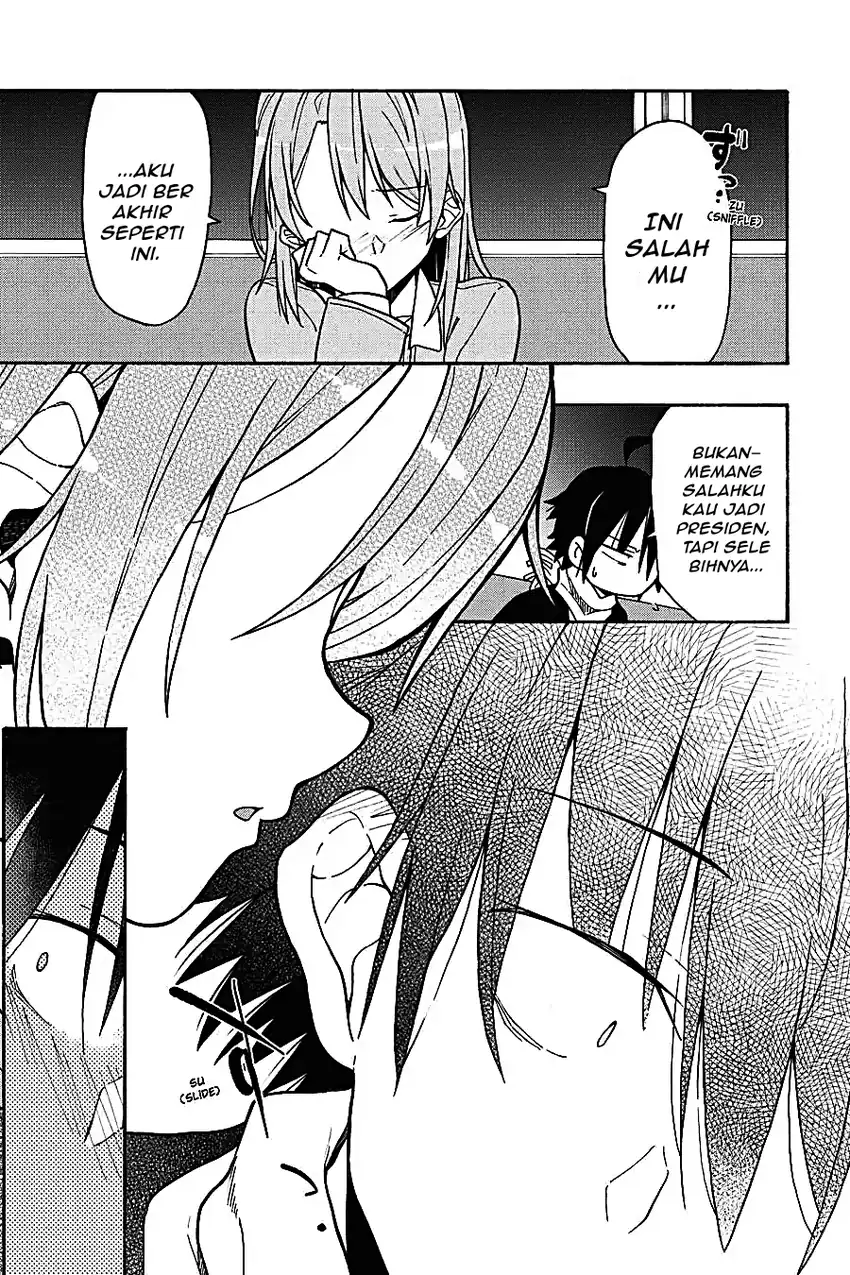 Yahari Ore no Seishun Love Come wa Machigatteiru @comic Chapter 67 - halaman 9