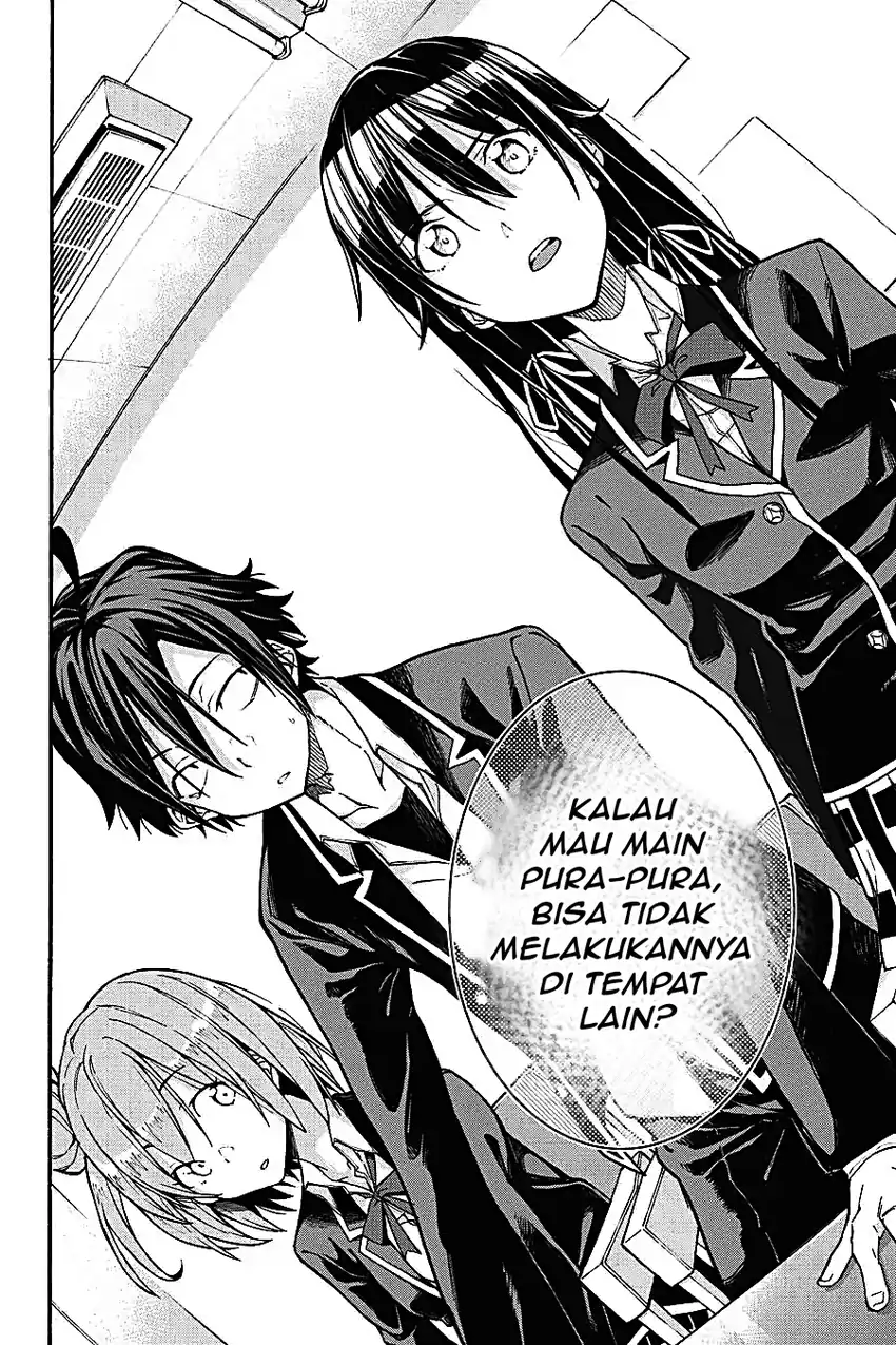 Yahari Ore no Seishun Love Come wa Machigatteiru @comic Chapter 68 - halaman 1