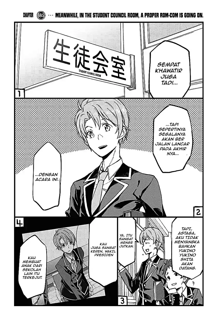 Yahari Ore no Seishun Love Come wa Machigatteiru @comic Chapter 69 - halaman 17