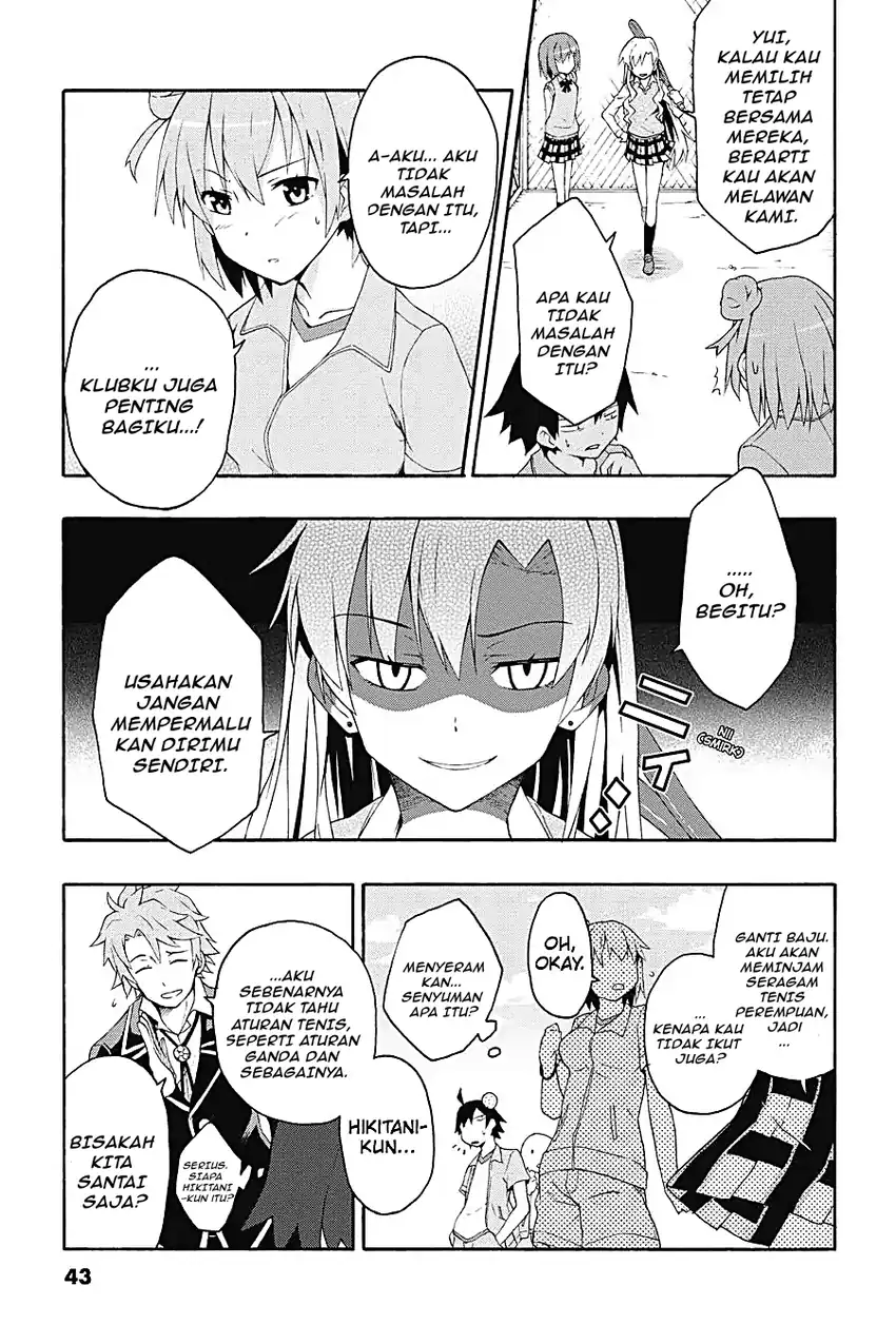 Yahari Ore no Seishun Love Come wa Machigatteiru @comic Chapter 7.1 - halaman 4
