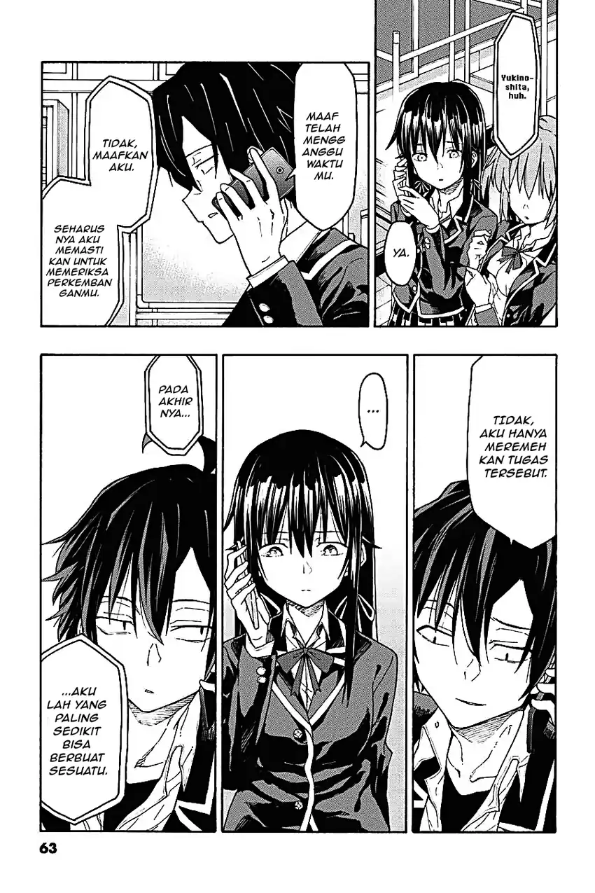 Yahari Ore no Seishun Love Come wa Machigatteiru @comic Chapter 71 - halaman 3