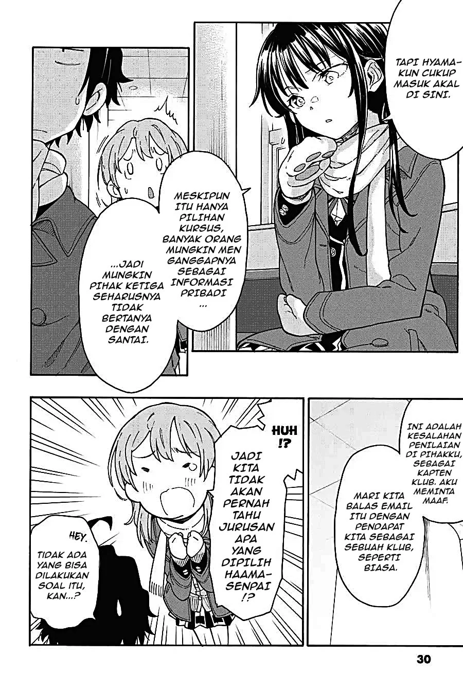 Yahari Ore no Seishun Love Come wa Machigatteiru @comic Chapter 75 - halaman 9